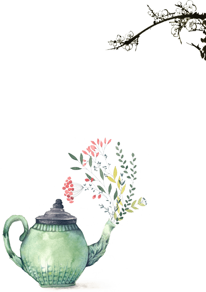 Whimsical Cookware A Teapot of Nature PNG