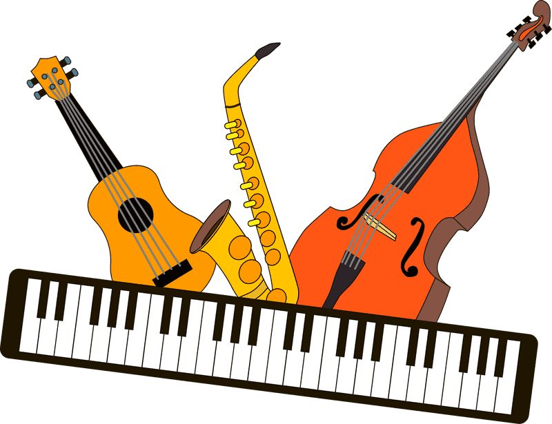 Vibrant Jazz Band Harmony PNG