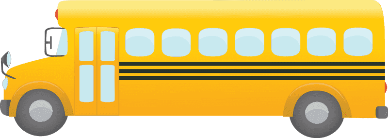 Bright and Cheerful School Bus Adventure PNG