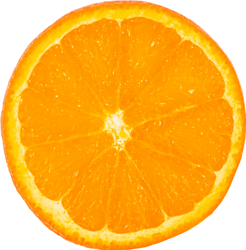 Bright and Juicy Orange Peel Delight PNG