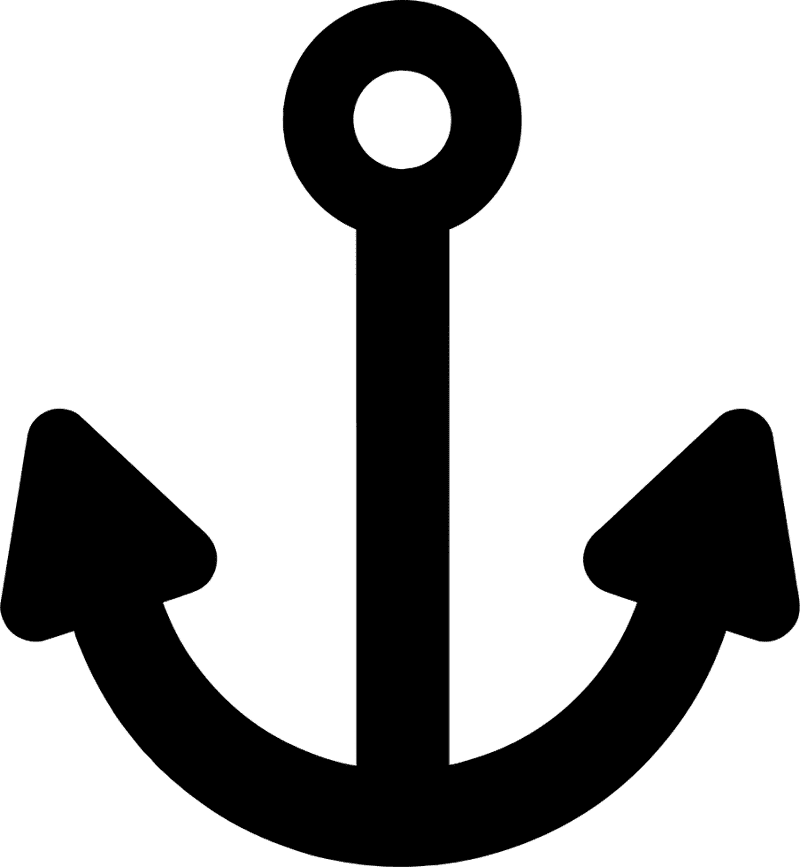 Anchor of Stability and Strength PNG