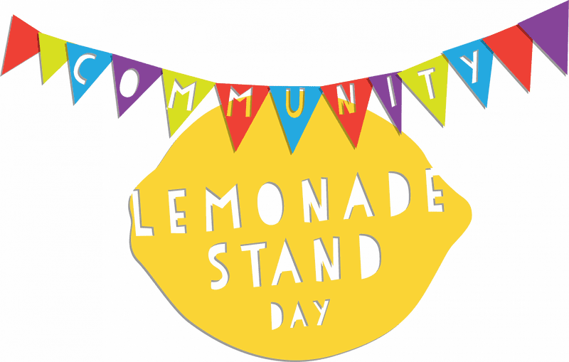 Community Lemonade Stand Day Banner PNG