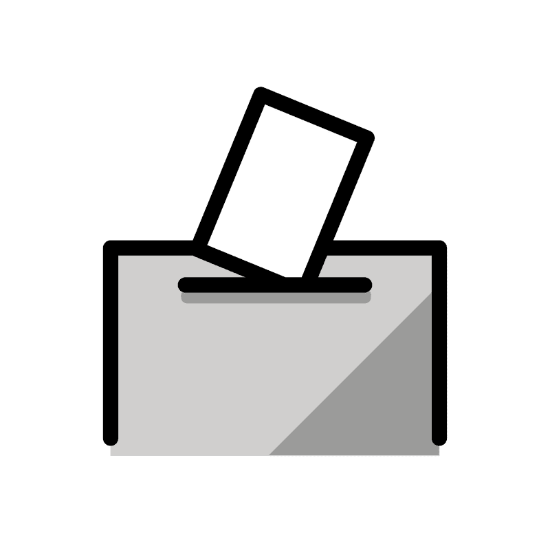 Voter Confidence Election Ballot in Action PNG