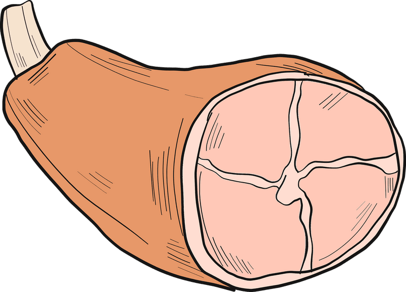 Savory Slice of Fresh Meat Delicacy PNG