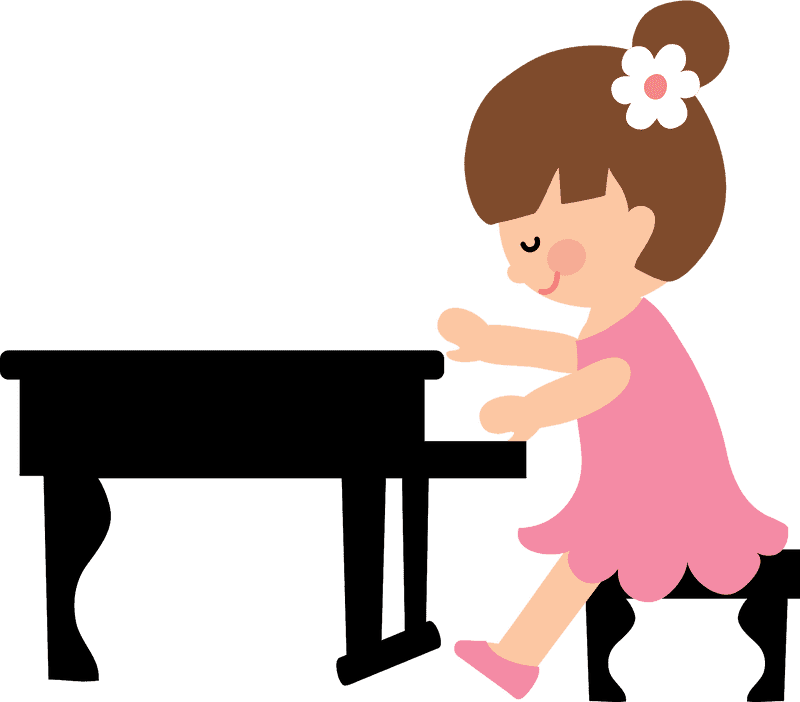 Joyful Moments with Piano Keys PNG