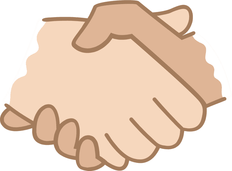 Handshake of Unity and Trust PNG