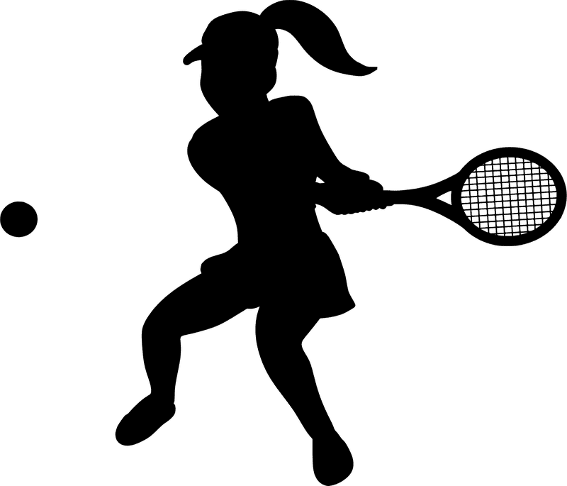 Tennis Champion in Action PNG