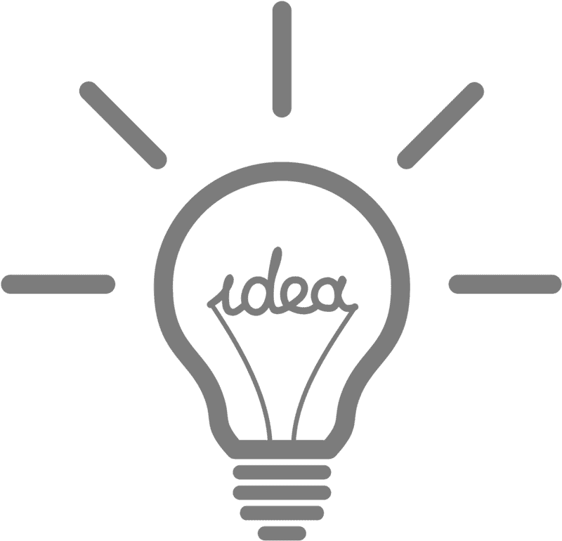 Light Bulb of Inspiration and Ideas PNG
