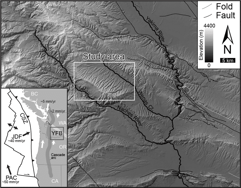 Mountain Elevation and Geological Study Area PNG
