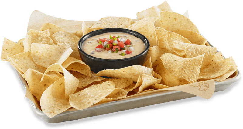 Delicious Presentation of Chips and Dip PNG