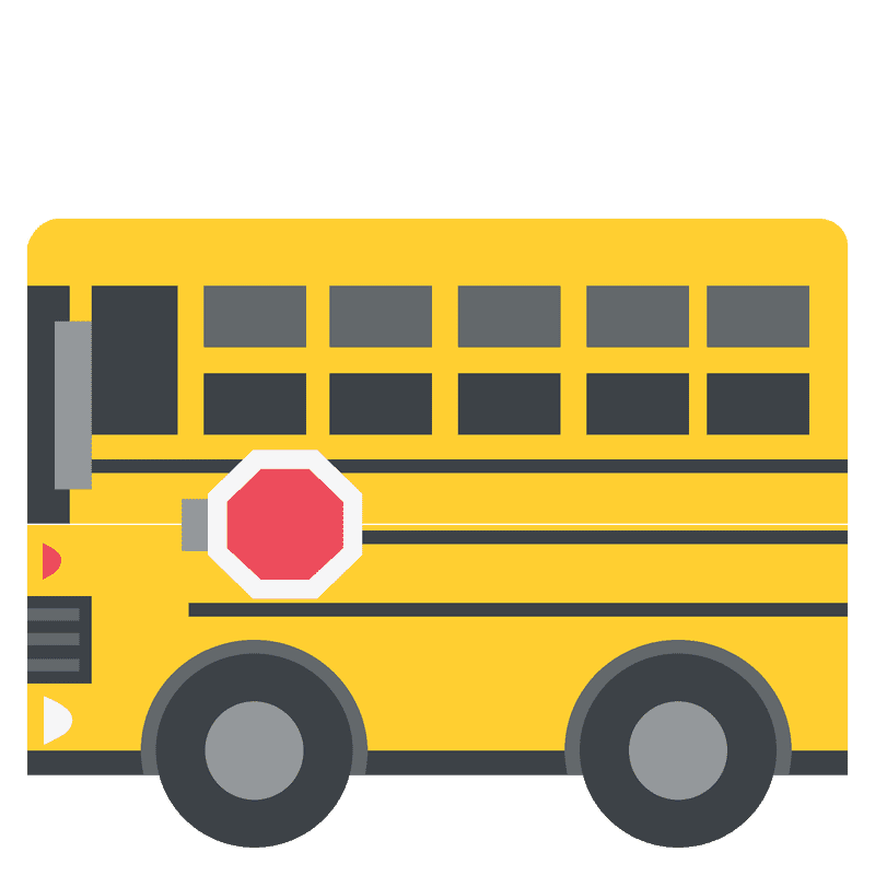 Sunny Yellow School Bus Adventure PNG