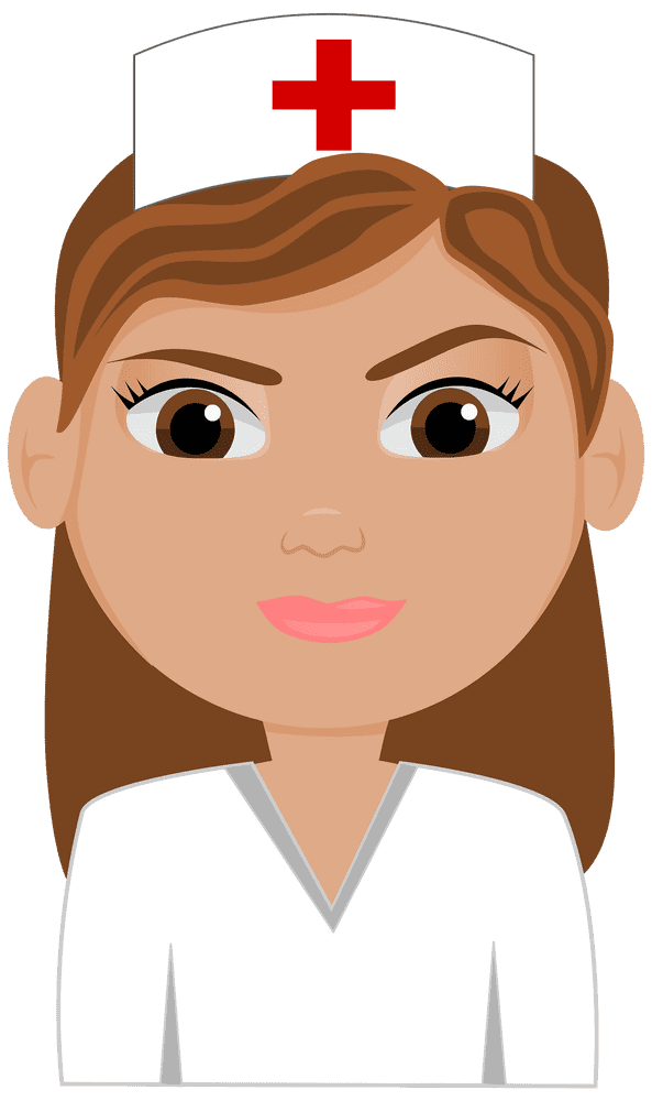 Caring Nurse on Duty PNG