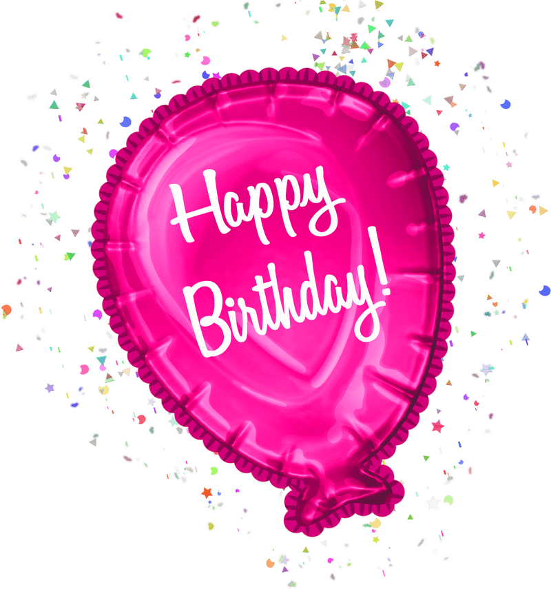 Celebrate with a Happy Birthday Balloon! PNG