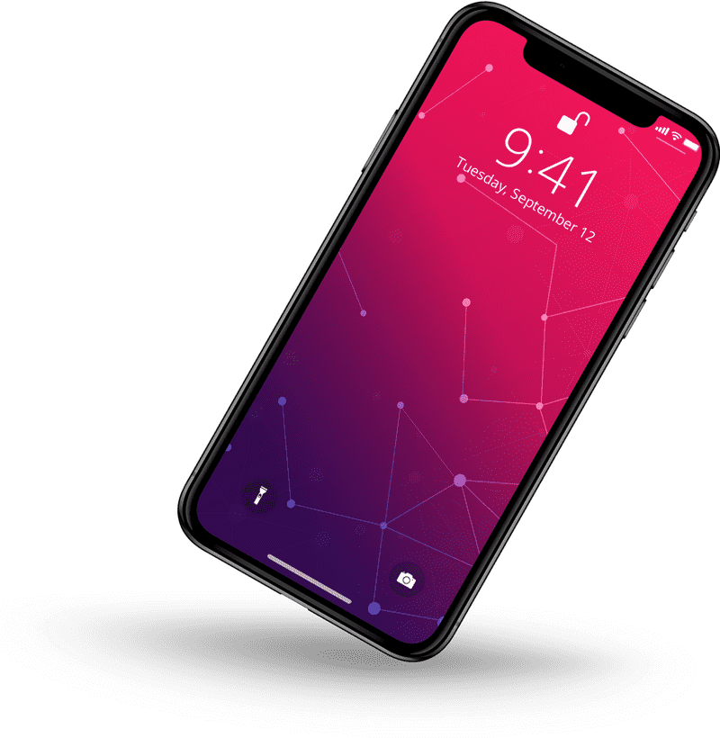 Smartphone with Innovative Digital Design PNG