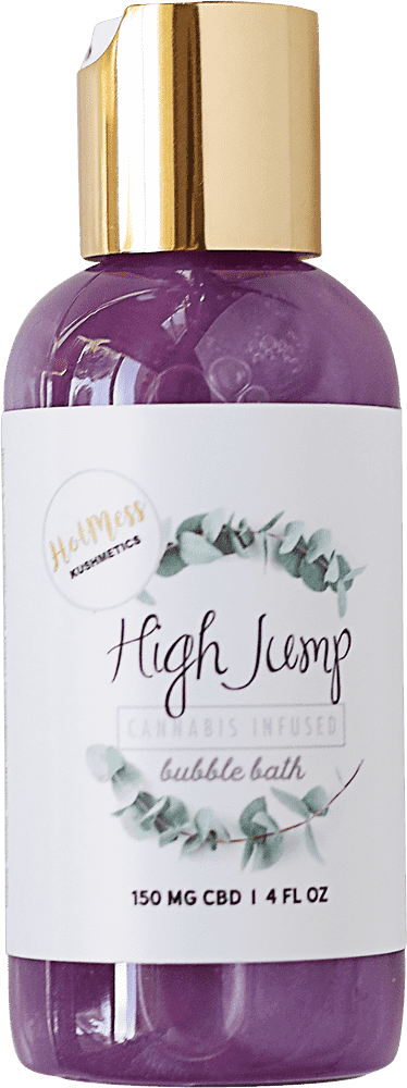 Elegant Lavender Perfume Bottle with Gold Accent PNG