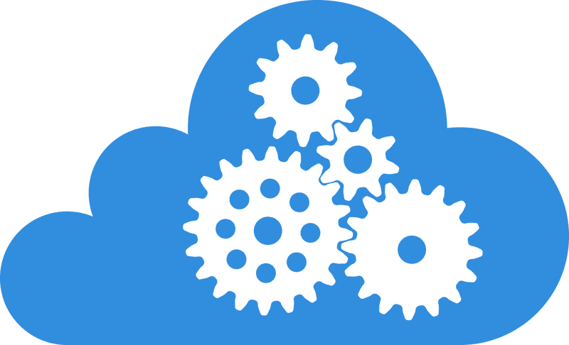 Cloud Computing Harnessing Power of Gears and Innovation PNG
