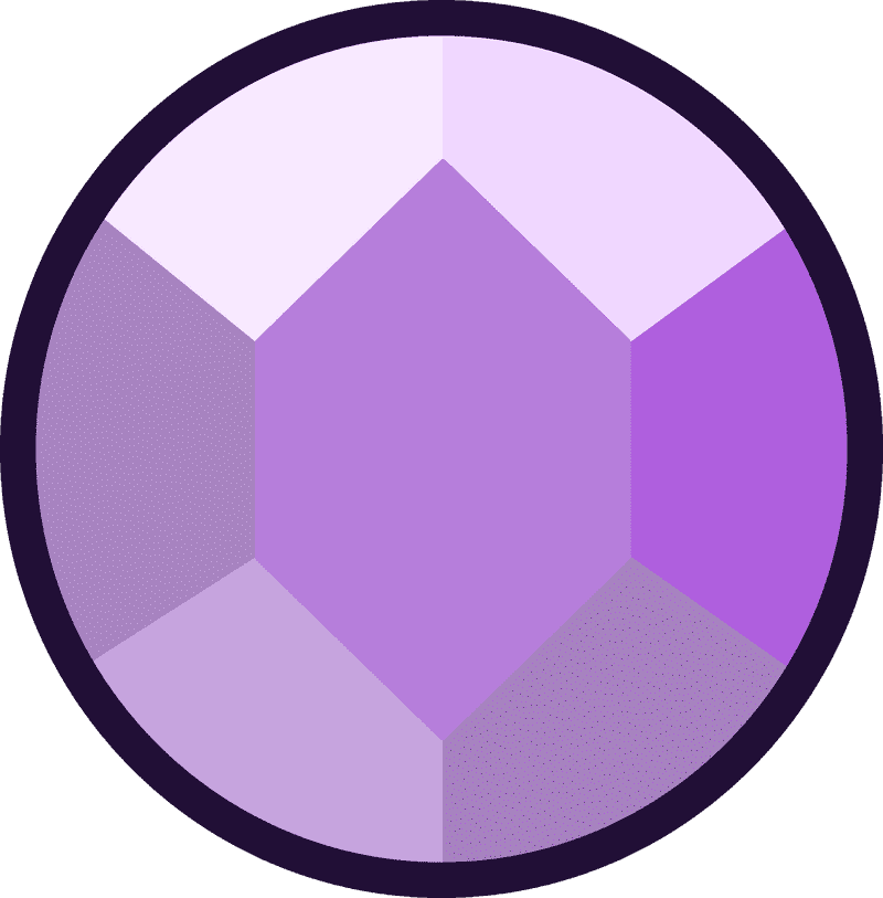 Purple Radiance A Stunning Gemstone Beauty PNG