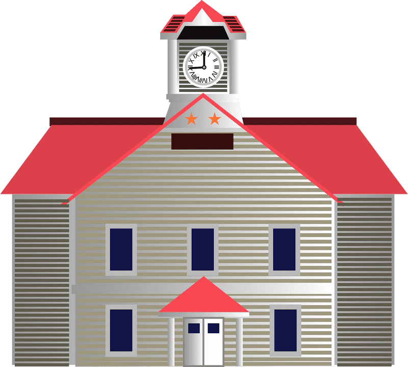 Charming Clock Tower Heritage Building PNG