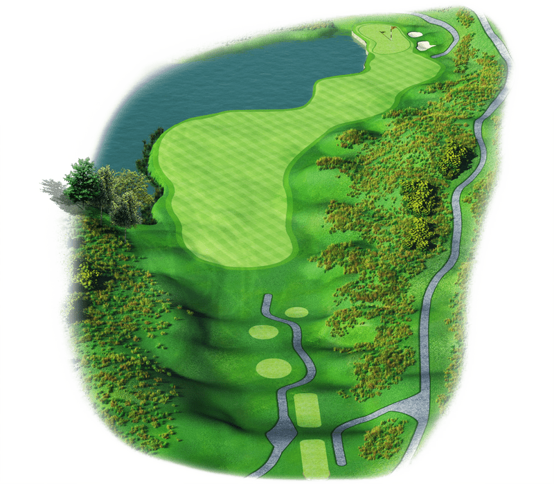 Serene Golf Course Oasis PNG