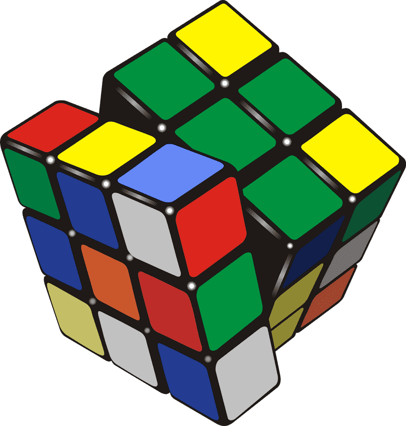 Colorful Challenge The Ultimate Puzzle Cube Adventure PNG
