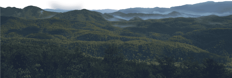 City Skyline Framed by Majestic Mountains PNG