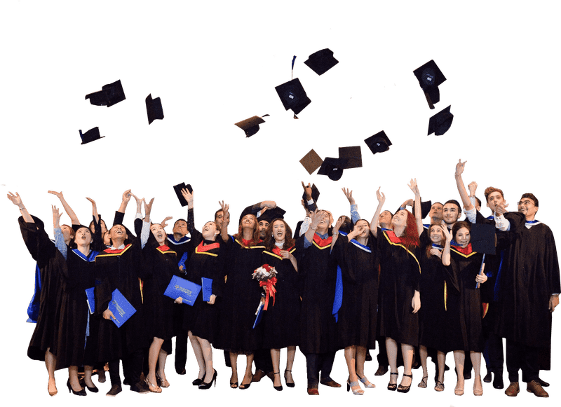 Joyful Celebration of Graduation Success PNG