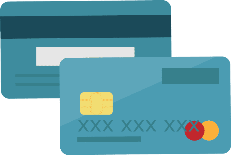 Modern Credit Card Design Illustration PNG