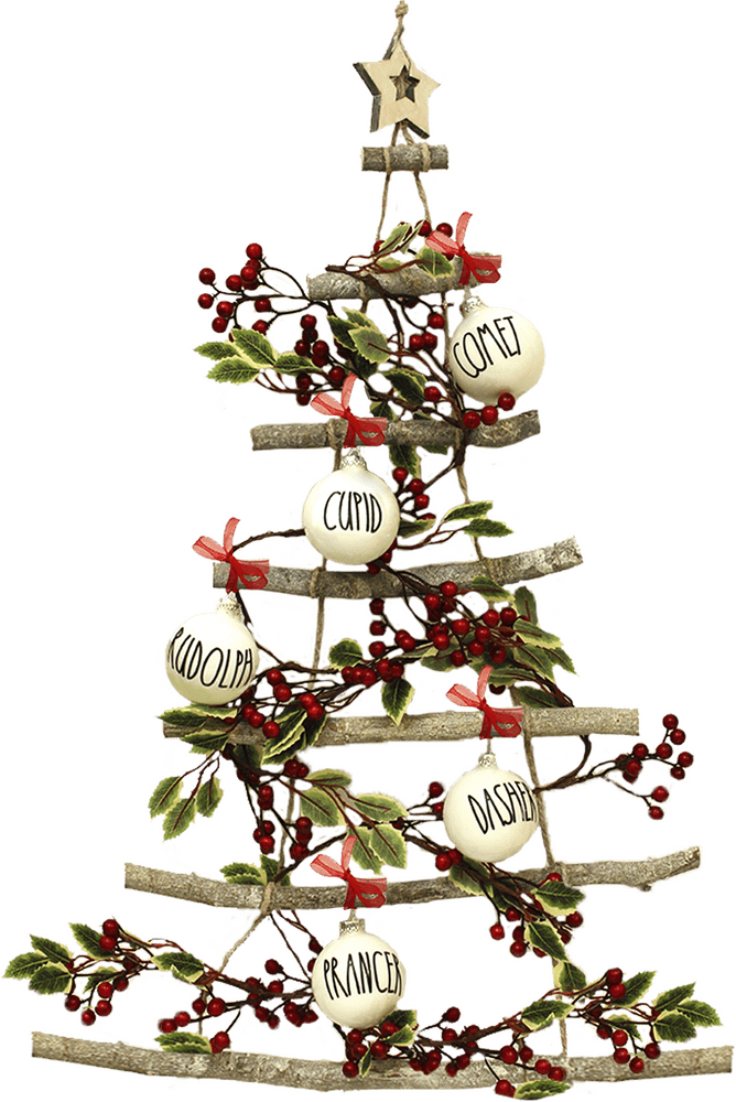 Whimsical Holiday Tree of Joy PNG