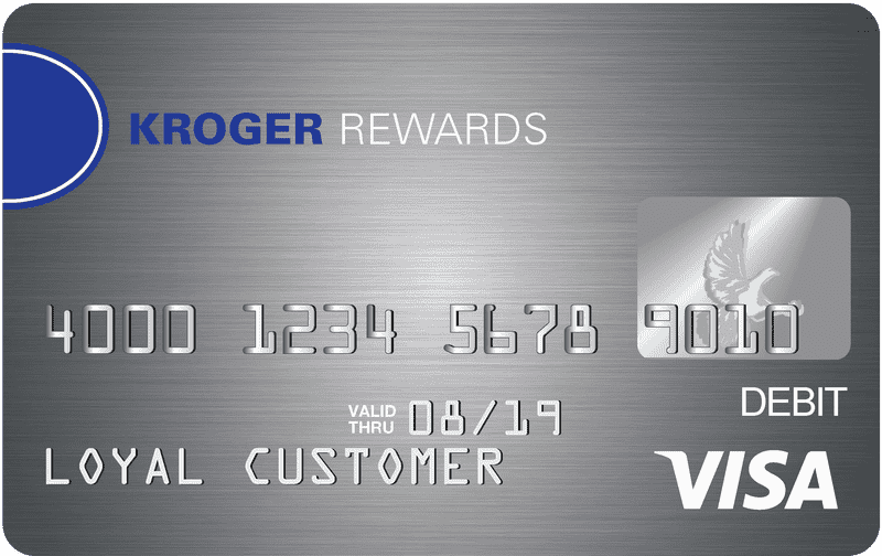 Kroger Grocery Rewards Debit Card PNG