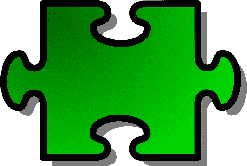 Interlocking Jigsaw Pieces of Creativity PNG