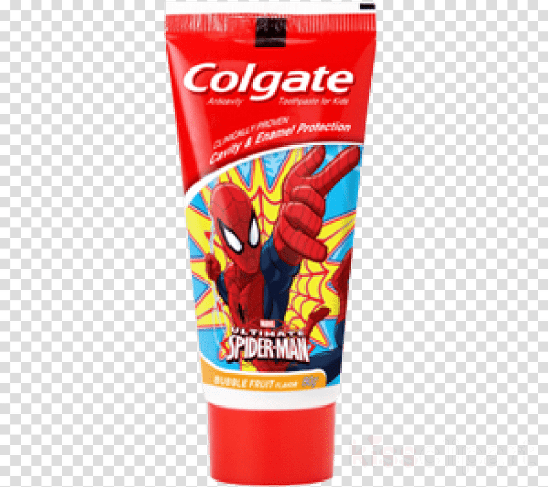 Spiderman Berry Blast Toothpaste for Kids PNG
