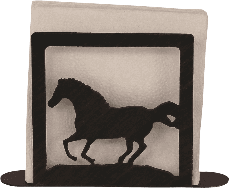 Galloping Horse Napkin Holder Artistry PNG