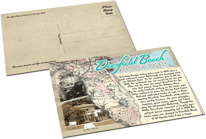 Deerfield Beach Historical Society Postcard Collection PNG