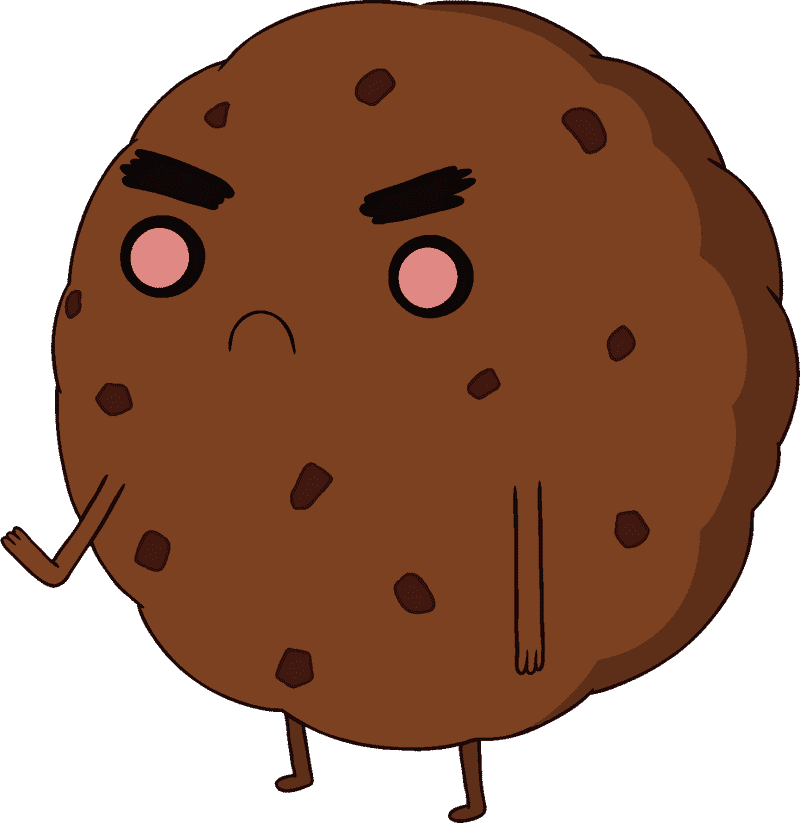 Grumpy Fortune Cookie with Attitude PNG