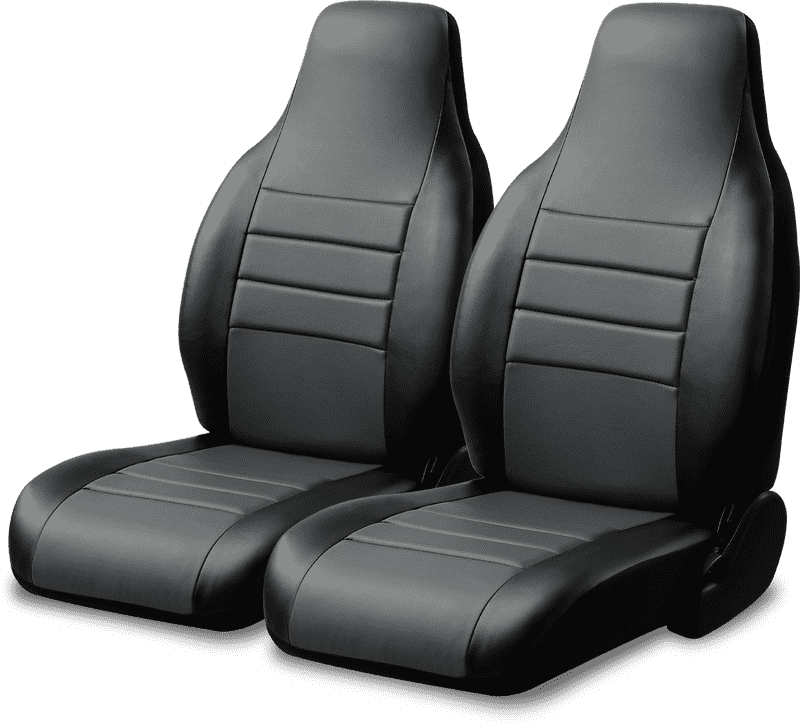 Stylish Car Seat Duo for Comfort and Style PNG
