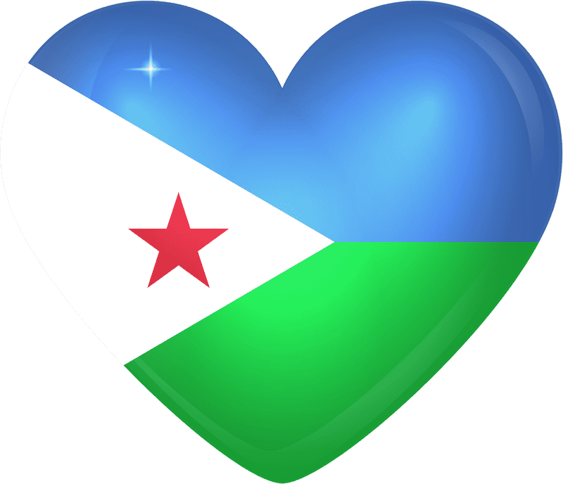 Heart of Djibouti Love for the Land PNG