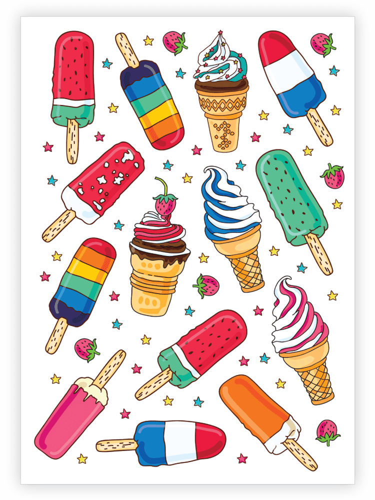 Delicious Ice Cream Treats Galore! PNG