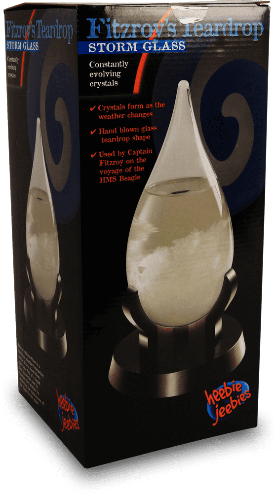 Fitzroy's Teardrop Storm Glass Evolving Crystal Mystique PNG