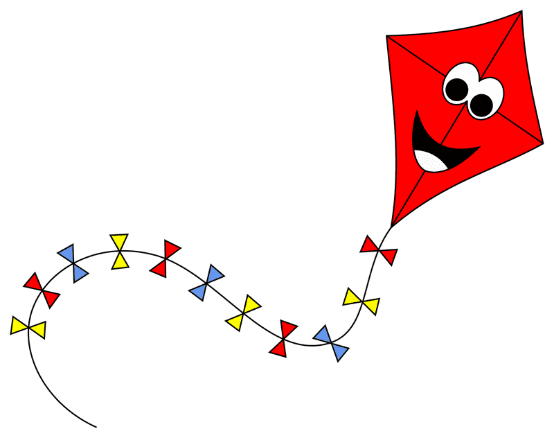 Kite of Joy A Playful Flying Friend PNG