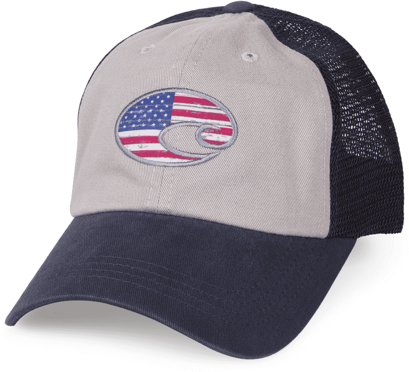 Navy Wave Cap with American Spirit PNG