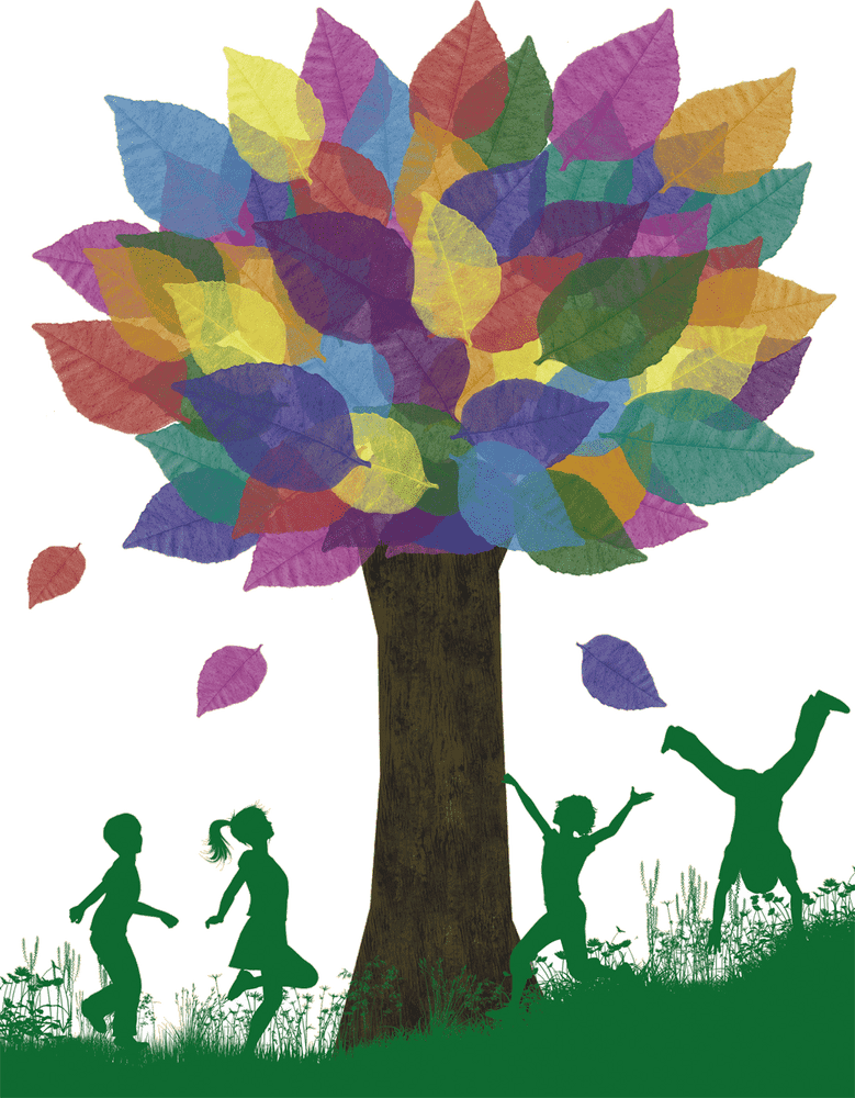 Colorful Adventures of the Playful Child PNG