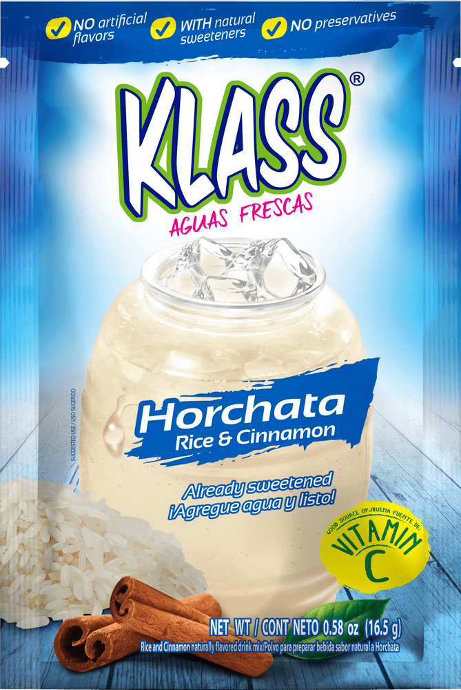 Klass Refreshing Horchata Drink with Rice and Cinnamon PNG