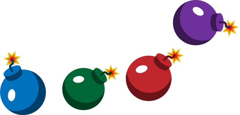 Colorful Explosive Bath Bomb Delight PNG