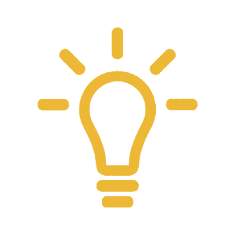 Bright Ideas with a Light Bulb PNG