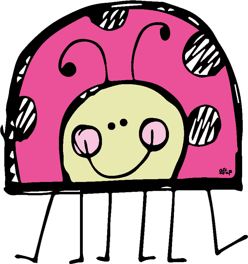 Happy Ladybug with a Playful Smile PNG