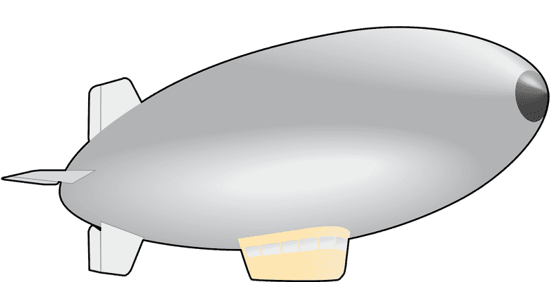 Majestic Airship of the Skies PNG