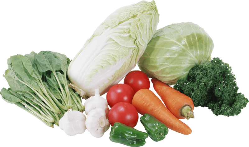 Fresh Harvest from the Vegetable Garden PNG