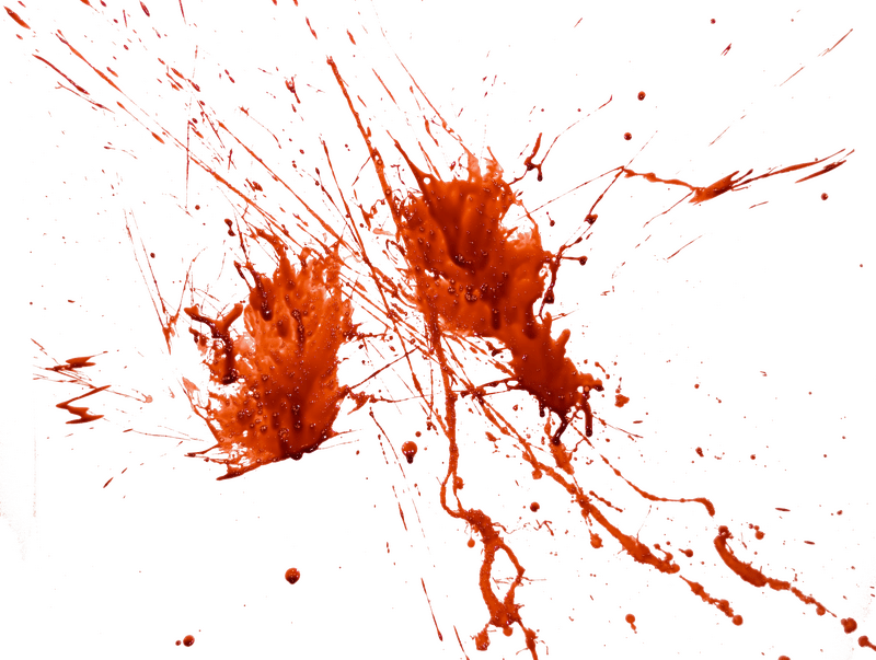 Blood Splatter on a Dark Canvas PNG