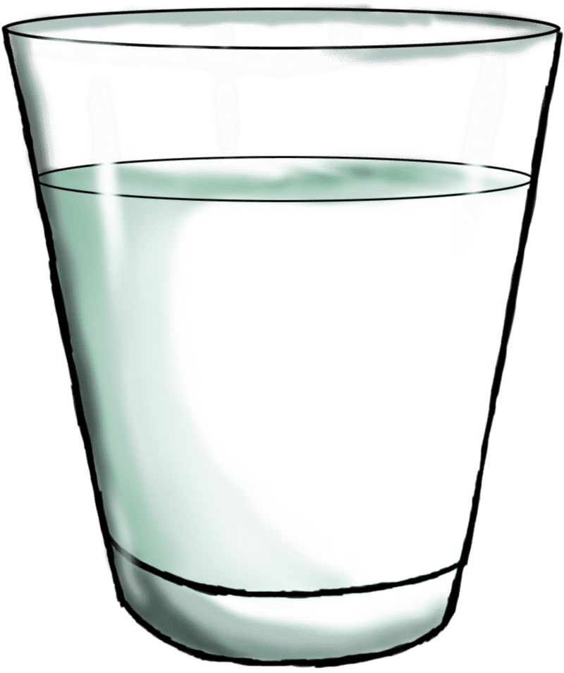 Magnifying Glass Exploration of Liquid Reflection PNG