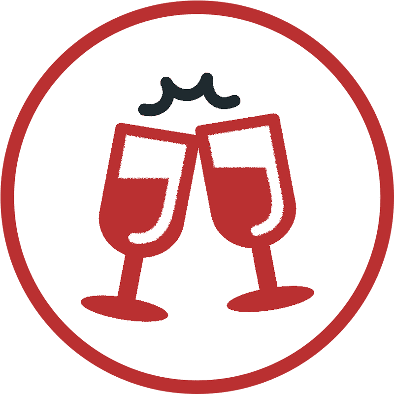 Cheers to Good Times Drink PNG